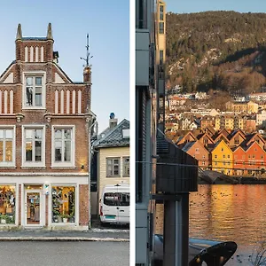 Live In Historic Building - View To Bryggen Bergen